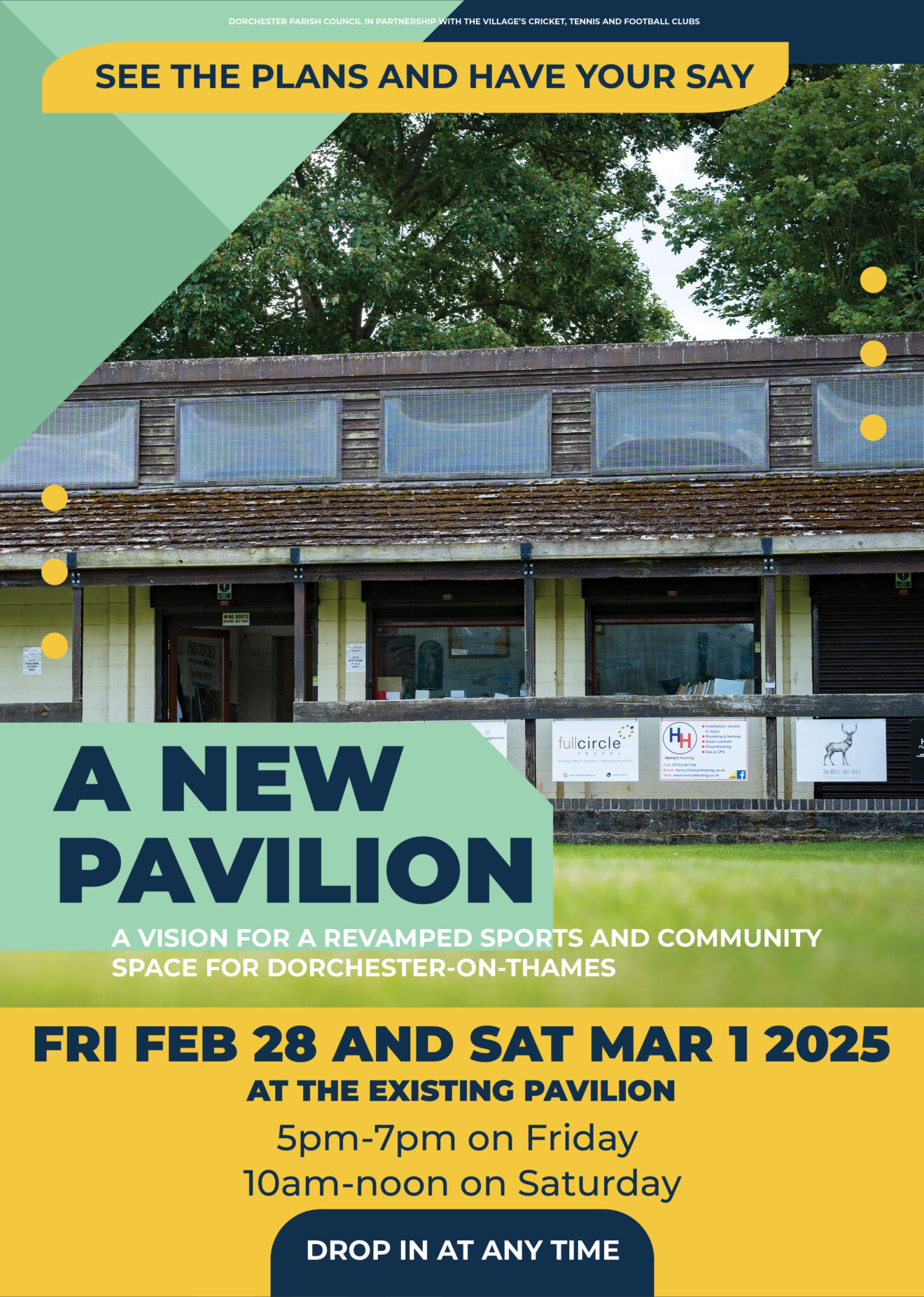 PAVILION Refurbishment – Dorchester Parish Council